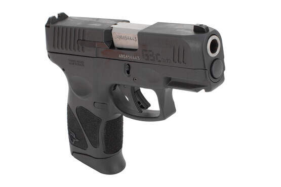 Taurus 9mm G3c subcompact pistol in black with stainless steel barrel